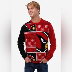 NWT Arizona Cardinals Men’s FOCO Ugly Christmas Sweater~Large~$60